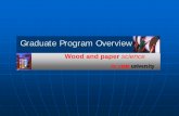Graduate Program Overview - Nc State University · David Ashcraft Instructor Chemical Engineering Business Management ... Joel Pawlak Assistant Professor Paper Science & Engineering