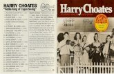 HARRY CHOATES Fiddle King of Cajun Swing · Harry's ver ion of ]ole Blon for sheet music, but to the surprise of the musical writers, they were unable to put his special brand of