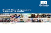 Staff Development Annual Report - Manchester Metropolitan … · 2015-07-22 · 6 Staff Development Annual Report Staff Development Annual Report 7 Transformation MMU Change Academy