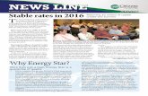 NEWS LINE · 2016-11-10 · NEWS LINE Citizens Electric Corporation’s monthly publication JUNE 2016 Stable rates in 2016 T he Annual Meeting of Shareholders for Citizens Electric