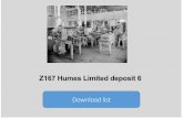 Z167 Humes Limited deposit 6 Download list - ANUarchivescollection.anu.edu.au/uploads/r/noel-butlin...licence agreements Budget summaries Balance sheets, profit & loss statements and