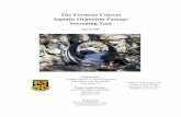 The Vermont Culvert Aquatic Organism Passage …dec.vermont.gov/sites/dec/files/wsm/rivers/docs/rv_VTAOP...The Vermont Culvert Aquatic Organism Passage Screening Tool March 2009 Prepared