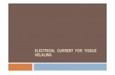 ELECTRICAL CURRENT FOR TISSUE HELALINGcontents.kocw.net/KOCW/document/2014/cu/shinhwakyung/5.pdf · 2016-09-09 · Polarity of the electrode on or nearest to the wound : wound healing의