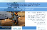ICAT Sustainable Development Methodology Case …...ICAT Sustainable Development Methodology Case study on solar mini-grids in Kenya Awareness on impacts of response actions 22nd -