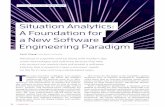 Situation Analytics: A Foundation for a New Software Engineering Paradigmzzhang/data/Situation Analytics A... · 2016-12-13 · Situation Analytics: A Foundation for a New Software