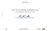 PETICIÓN LIBROS - Colegio Casa Azul · kid´s box for spanish speakers updated level 1 activity book with cd-rom b 978-84-9036-608-0 cambridge inglÉs kid´s box for spanish speakers