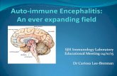 SJH Immunology Laboratory Educational Meeting 04/11/15 Dr ... · Auto-immune encephalitis "My tongue twisted when I spoke; I drooled and, when I was tired, let my tongue hang out