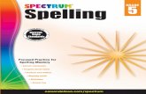 Spelling GRADE 5 Spelling - Carson-Dellosaimages.carsondellosa.com/media/cd/pdfs/Activities/Samplers/704601_sb.pdf · Words in Context Complete the following dialogue using the spelling