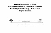 Installing the EcoWaters Net-Drum Composting …library.uniteddiversity.coop/Ecological_Building/Compost...Installing the EcoWaters Net-Drum Composting Toilet System Sales of this