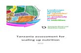 Tanzania assessment for scaling up nutrition - WHOapps.who.int/nutrition/landscape_analysis/Tanzania... · 2015-12-19 · Tanzania assessment for scaling up nutrition 2012 . Foreword