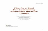 Fire As a Tool For Controlling Nonnative Invasive Plants · 2018-07-16 · February 2005 Fire As a Tool For Controlling Nonnative Invasive Plants By Peter M. Rice 32 Campus Drive