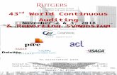 accounting.rutgers.eduaccounting.rutgers.edu/docs/wcars/43wcars/43 WCAR… · Web view43rd World Continuous Auditing & Reporting Symposium November 2 & 3, 2018 “Disruptive Innovation