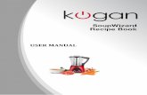SoupWizard Recipe Book - Kogan.commedia.kogan.com/files/usermanuals/KAMKRSPREDA-Recipes.pdf · 2014-03-28 · Carrot and ginger soup: 6 large carrots, peeled and chopped 1 onion,
