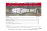 DIRECT FIRED GAS HEATERS INSTALLATION AND OPERATING …. DF Instruction Manual... · 4 3. Ventilation Requirements. Guidance for limitations of application of direct fired air heaters