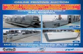 ONLINE PRINTING AUCTIONthomasauction.com/documents/auctionbrochure/1542_web_graphics… · INSPECTION: TUESDAY, NOVEMBER 19, 9 AM TO 4 PM (ET) 2 ONLINE BIDDING ONLY – REGISTER &
