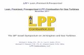 Lean, Premixed, Prevaporized (LPP) Combustion for Gas Turbines · 2017-11-16 · LPP Combustions, LLC LPP= Lean, Premixed & Prevaporized The 16th Israeli Symposium on Jet Engines