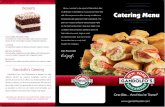 ﬁ Catering Menu - Gandolfo's New York Delicatessen...Gandolfo s serves a variety of Pepsi products, juices, tea & coffees, as well as bottled water . Ask your local Gandolfo s for