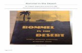 Rommel in the Desert - Grognard · Rommel and his KOrpS stunning victories against Odds n 20 After (and o Allied buildup at s On game of strategy, ROMMEI DESERT swirling n fluid,