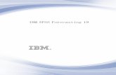 IBM SPSS Forecasting 19kela/SPSSStatistics (E)/Documentation...はじめに IBM®SPSS®Statisticsは、データ分析の包括的システムです。見込み は、このマニュアルで説明されている追加の分析手法を提供するオプ