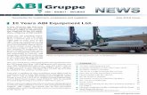 10 Years ABI Equipment Ltd. - DELMAG Dieselbären · with a DTH hammer and a clamping and breaking device for drilling applications in hard rock. A second excavator assisted with