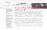 Accounting & Financial Reporting Enforcement Round-Up€¦ · highlights a number of these cases, as well as other notable accounting and financial reporting-related enforcement actions
