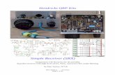 Simple Receiver (SRX) - QRP Kits Receiver_ v1_050513.pdf · SRX-30/40 v1 5-5-2013 Page 1 of 50 Hendricks QRP Kits Simple Receiver (SRX) Inexpensive CW Receiver for 30 and 40m Superhet