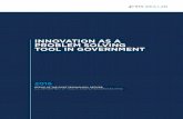 Innovation as a Problem Solving Tool in Government 2016 · 2018-10-29 · 1 innovation as a problem solving tool in government 2016 office of the chief technology officer, u.s. department