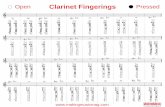 Open Clarinet Fingerings Pressed · 2019-02-04 · Open Clarinet Fingerings Pressed . MakingMuslc Connecting the world through music. Title: Clarinet Fingering Chart Author: Cassidy