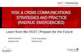 RISK & CRISIS COMMUNICATIONS STRATEGIES AND … 4...RISK & CRISIS COMMUNICATIONS STRATEGIES AND PRACTICE (RAD/NUC EMERGENCIES) Learn from the PAST | Prepare for the Future ... Ir-192