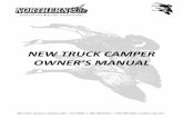 OWNER’S MANUAL - Northern Lite 4-Season Truck Campers · 2020-01-24 · Every Northern Lite truck camper has a center of gravity marker on the left and right side wall. The center