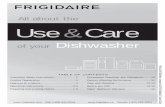 All about the Use & Caremanuals.frigidaire.com/prodinfo_pdf/Kinston/A13707201Aen.pdf · 2019-12-16 · Very Important Information - Read Before Operating Your Dishwasher! Normal Operating