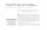 PowerPC 601 and Alpha 21064: a tale of two RISCs - Computermoshovos/ACA05/read/ppc601and21064.pdf · PowerPC 601 and Alpha 21064: A Tale of Two RISCs James E. Smith, Cray Research,