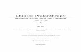 Chinese Philanthropy - Aalborg Universitet · 2015-05-18 · Chinese philanthropy operates, Section 6, “Individuals” considers the contributions of individuals within society,