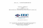 I.E.C. UNIVERSITY SYLLABUS OF...Negotiable instruments: Accounting procedure for Negotiable Instruments.Preparation of Bank Reconciliation Statement References: 1. S.N. Maheshwari,