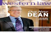 W. IAIN SCOTT TAKES THE HELM AT WESTERN LAWalumni2.westernu.ca/connect/news-stand/western-law...W. Iain Scott Dean Mitch Frazer LLB’99 Celebrate the achievements of Western Law Alumni