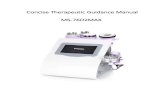 ConciseTherapeuticGuidanceManual MS-76D2MAX · Cavitation Principle of Ultrasound: Tens of thousands of tiny bubbles, namely cavitation bubbles, are produced by vibration of liquid.