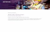 PRODCT DATASHEET AVEVA Historian...02 AVEVA istorian AVEVA Historian is the first, large volume plant data historian to unite a high-speed data acquisition and storage system with