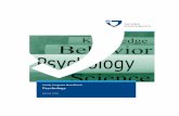 Psychology - Jacobs University Bremen...Jacobs University UG Handbook Psychology - Matriculation Fall 2018 - V1 Page: 1 1 The Psychology Study Program 1.1 Concept As the empirical