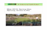 May 2019: Spring Has Sprung, Grass Is RizAlice Bain, Chair of Warriston Allotments Site Association writes: Warriston Allotments, north Edinburgh, has a new communal space. This has