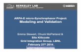 ARPA-E micro-Synchrophasor Project: Modeling and Validation · • Translated schematic from SKM and one-lines to CymDist – Converges with estimated load • Enhancing substation