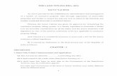 THE LAND TITLING BILL, 2011 [ACT of - PRSIndia Draft Land Titli… · THE LAND TITLING BILL, 2011 [ACT [•] of 2011] An Act to provide for the establishment, administration and management