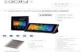  · innovative technology XI-TAB70 Audio y Video Capacitive touch screen Multimedia Tablet o WiFi Android 12:21AM AM 12:21 2011-12-13 KEDD Haml G Sensor Accesories included USB cable