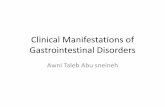 Clinical Manifestations of Gastrointestinal Disordersmsg2018.weebly.com/uploads/1/6/1/0/16101502/clinical...sclerosing cholangitis, erythema nodosum Clubbing •There is swelling of