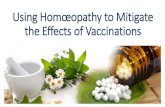 Using Homœopathy to Mitigate the Effects of Vaccinations · Edward Jenner Edward Jenner (1749-1823) is considered the founder of immunology and coined the tem vius, though he did