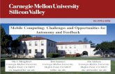 CMU in Silicon Valley - USENIX · CMU in Silicon Valley • Established 2002 • Significant growth in ... • Machine learning and system identification can be then be ... •Mobile