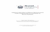 Optimal Allocation of Phasor Measurement Units using Practical Constraints … · 2017-03-01 · Optimal Allocation of Phasor Measurement Units using Practical Constraints in Power
