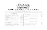 THE KENYA GAZETTEkenyalaw.org/kenya_gazette/gazette/download/Vol.CXIII-No_.122_.pdf · THE KENYA GAZETTE 16th December, 2011 47224722 CORRIGENDA IN Gazette Notice No. 11920 of 2011,