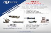 NeeD Pressure - Excellent · • Well emergency shut down systems • air, oxygen, nitrox, Helium and Mixed Gas Booster Packages • Hydrostatic Pressure testing skids • High Pressure
