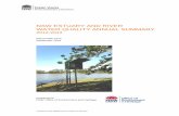NSW ESTUARY AND RIVER WATER QUALITY ANNUAL SUMMARY OEH water qu… · NSW Estuary and River Water Quality Annual Summary 2012-2013 Report MHL2222 September 2013 Erin Alley 110b King