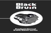 B100/B200 series Product Manual - Black Bruin · Black Bruin product identification code consists of motor model code and processing ID. B100 SERIES PRODUCT IDENTIFICATION CODE B160-0250-2NOL